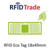 Etichetta RAIN RFID eco-sostenibile UCODE 8 - 18x49mm