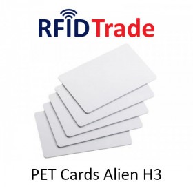 RFID ISO Cards Alien H3 made of PETF