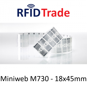 AD Miniweb - Tag RFID bianchi M730 18x45mm